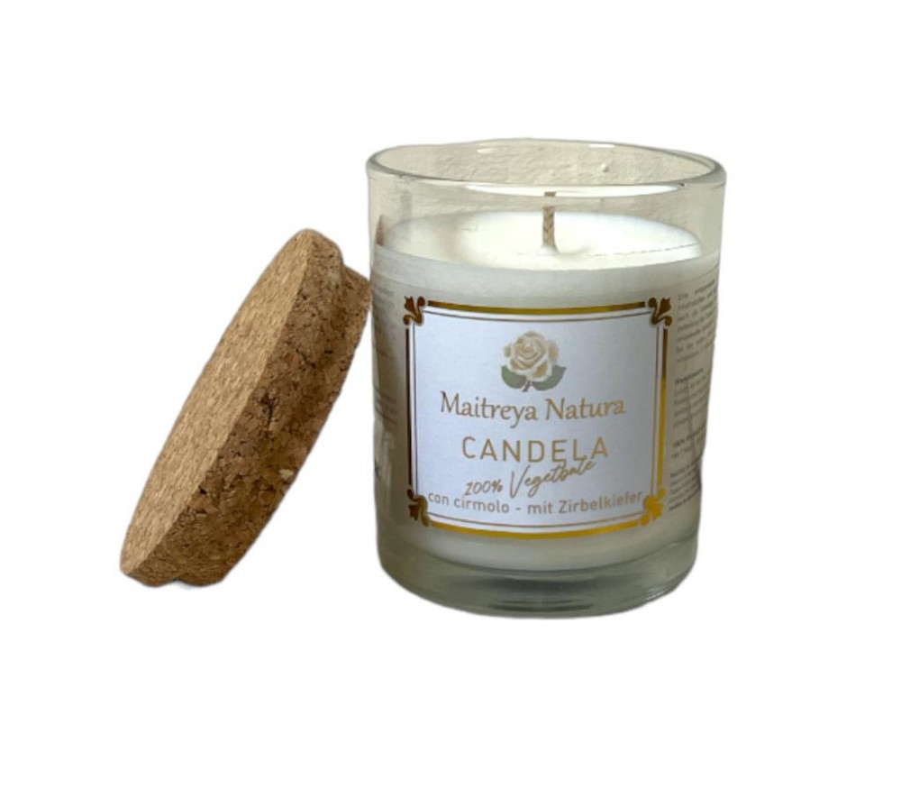 Online kaufen: Natur-Duftkerze mit Zirbelkiefer Online kaufen: Natur-Duftkerze mit Zirbelkiefer